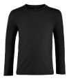 02947 Imp. L/S Kids SOL'S Kids Imperial Long Sleeve T-Shirt Deep Black colour image